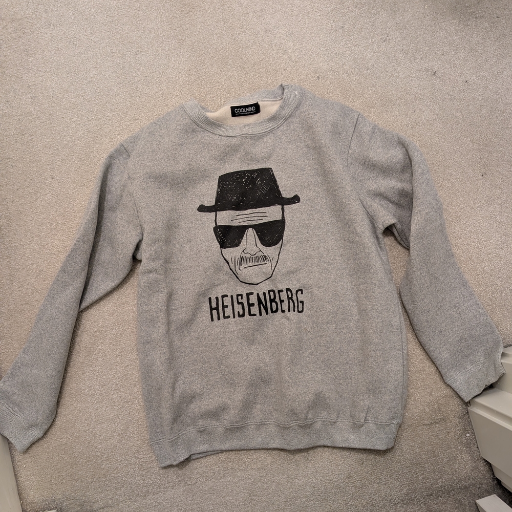 Heisenberg Breaking Bad Gray Sweater